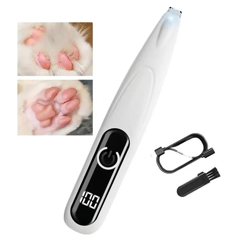 Dogs & cats  Paw Trimmer with LED Light Fully Waterproof