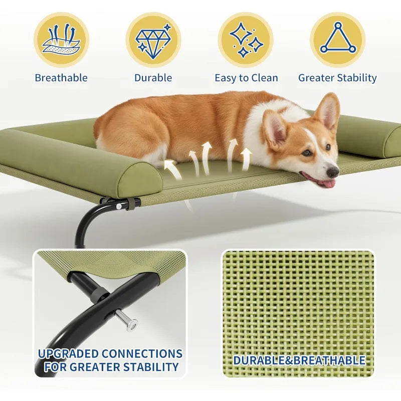 Elevated Raised Dog Bed Cot.