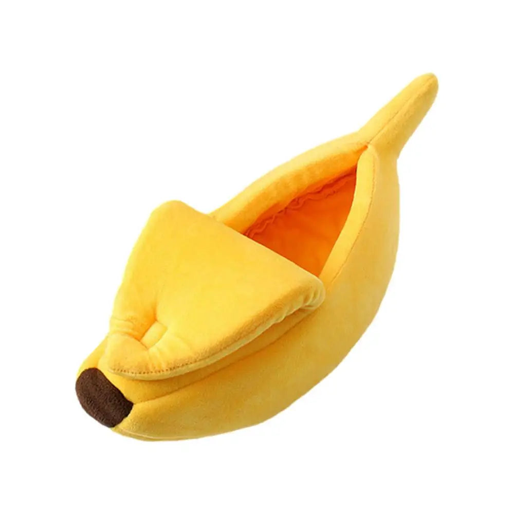 Cute Banana Dog & Cat Bed.