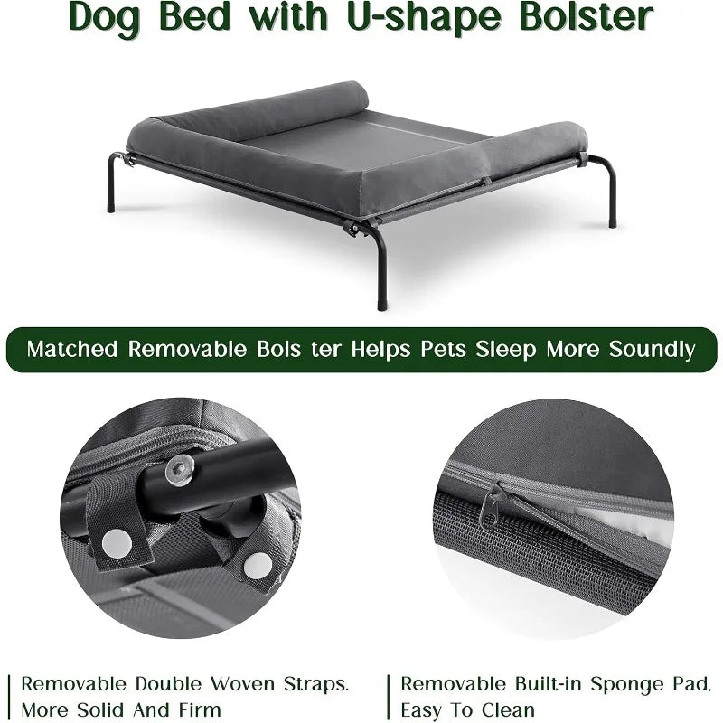 Elevated Raised Dog Bed Cot.